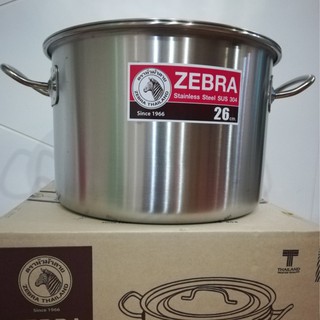 Nồi hầm thịt Inox Zebra size 26x18cm dung tích 9,5L