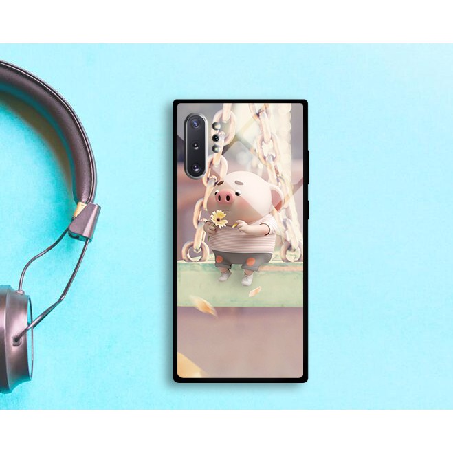 Bộ ốp lưng kính hình heo cute cho điện thoại Samsung note 10/note 10 plus (note 10+) part 1 mã từ 1-20