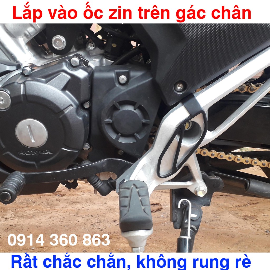 Che gác chân Winner X bảo vệ giày 2 bên