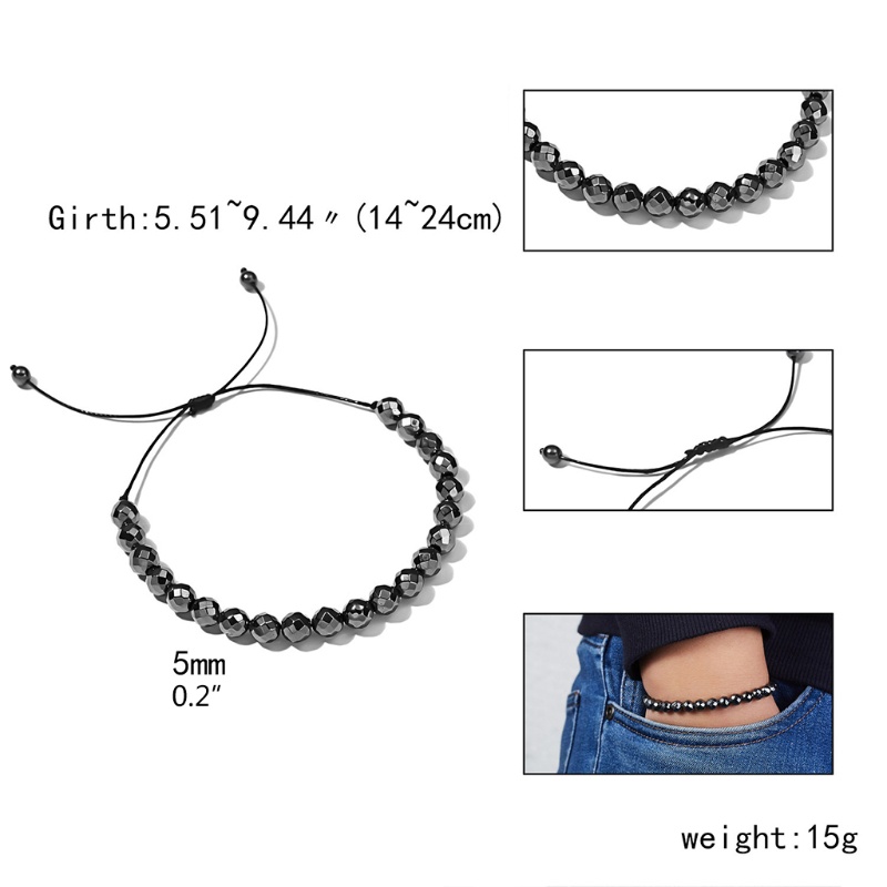 Vòng Tay Đá Obsidian Giúp Giảm Căng Thẳng