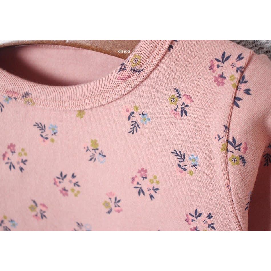 BỘ DÀI TAY TRẺ EM HÃNG DAJOA HÀN QUỐC MẪU HOA NHÍ RẤT XINH