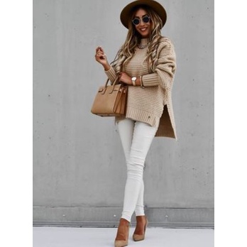 ÁO LEN NỮ ĐAN TAY THỜI TRANG QUẢNG CHÂU CAO CẤP, FREE SIZE | BigBuy360 - bigbuy360.vn