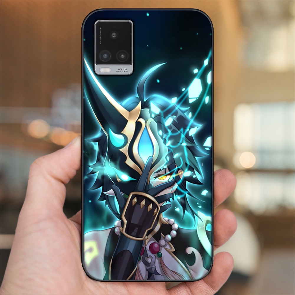 Ốp lưng Vivo V20 viền đen in hình Xiao Genshin Impact