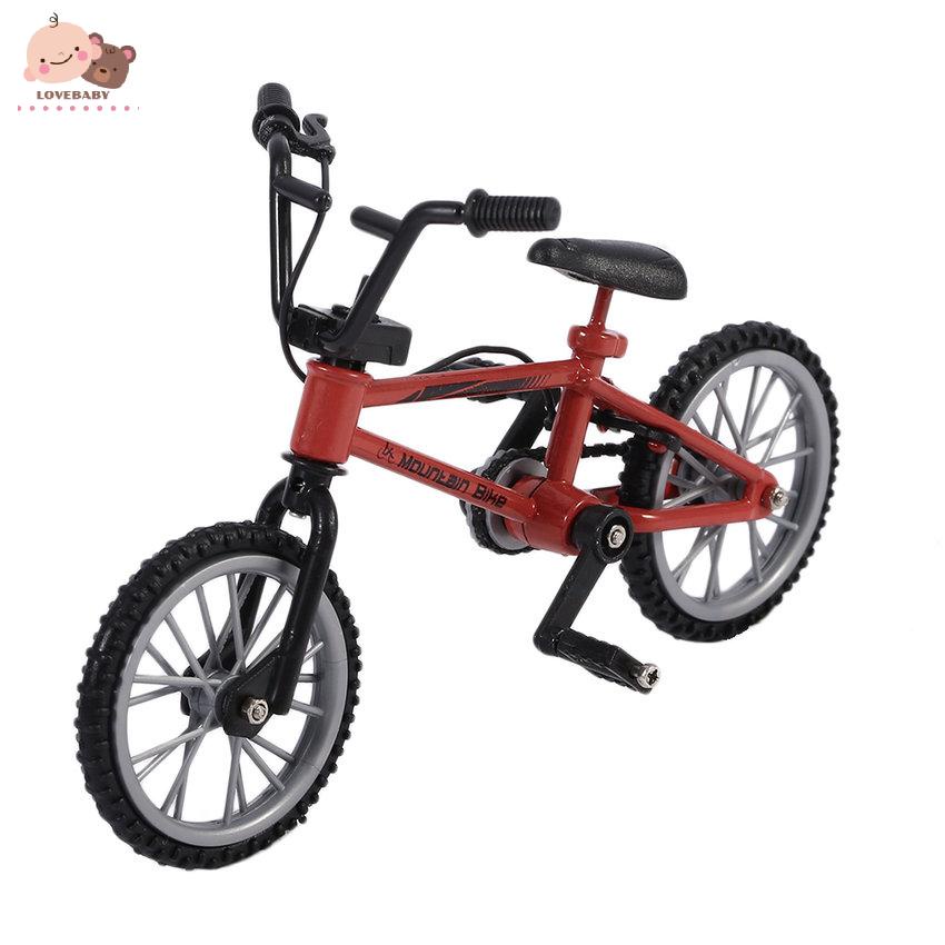 [HOT]Mini Size Simulation Alloy Finger Bike Children Kid Funnt Mini Finger Bike Toy