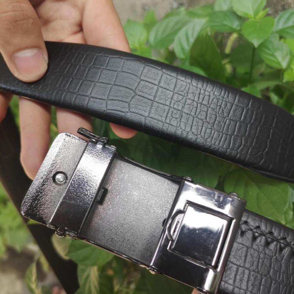Thắt Lưng Nam - Dây Nịt Nam Khóa Tự Động Chống Gỉ Đúc Nguyên Khối Bảo Hành 1 Năm, Cam Kết Hàng Y Hình - TL_PU_AMANI