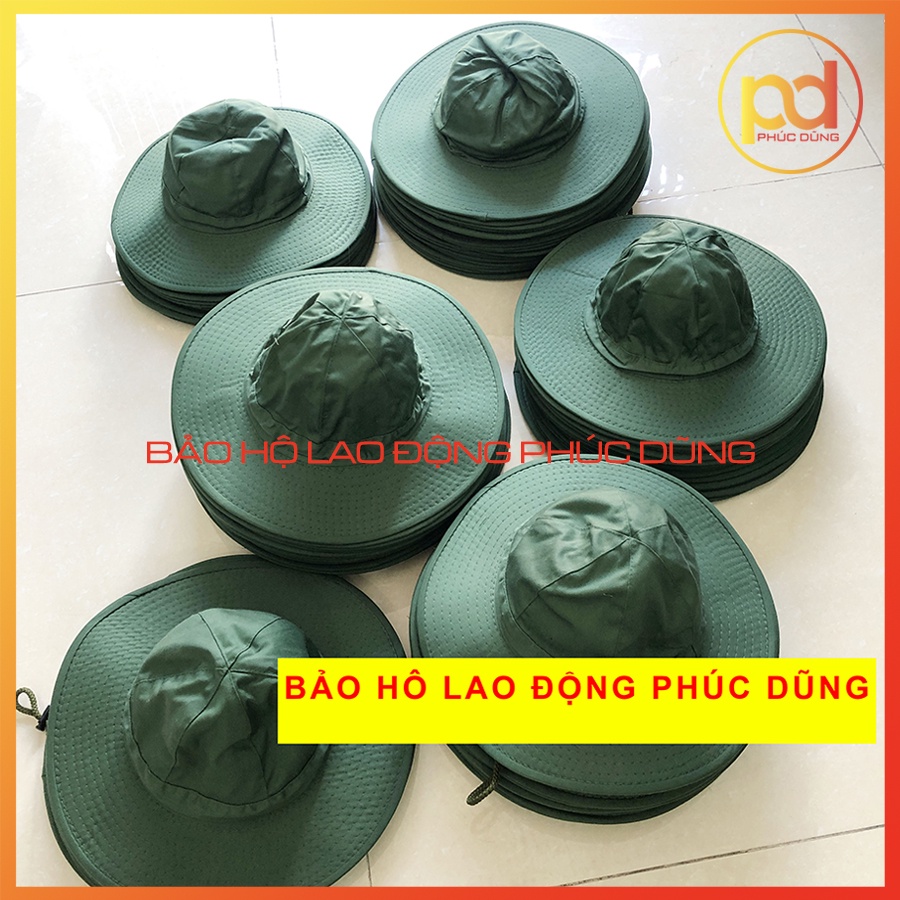 Nón Tai Bèo, Mũ Tai Bèo Nam Nữ Loại 2 Lớp Dầy Dặn Xanh Lá Sinh Viên Mùa Hè Xanh Tình Nguyện
