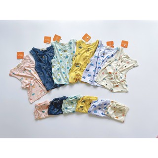 Bộ Ba Lỗ Thun Lạnh Cao Cấp Miwoo Kids Cho Bé Trai Bé Gái - Họa Tiết Hoạt Hình - Quần Áo Trẻ Em từ 8kg Đến 20kg