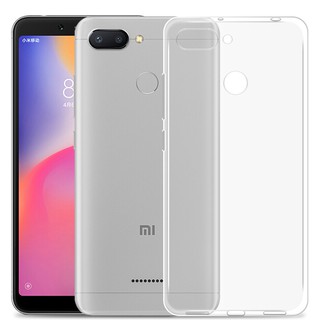 Ốp lưng dẻo trong Xiaomi redmi 6 cao cấp
