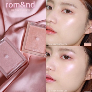[100% auth] Phấn bắt sáng ROMAND See-Through Veillighter