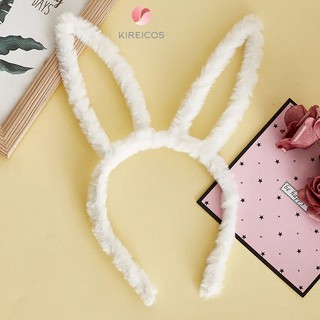 2 Băng Đô Tai Thỏ Lông Xù Mềm Siêu Cute