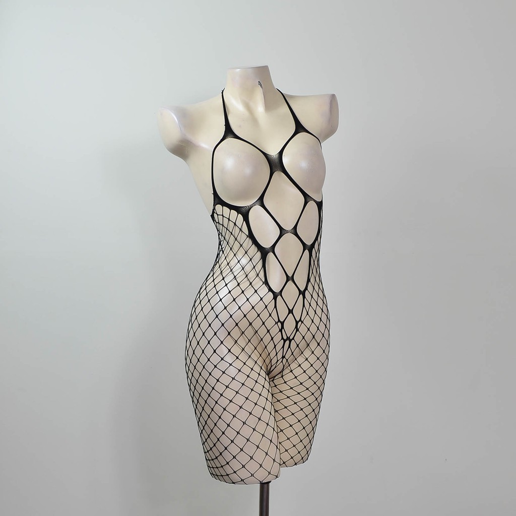 Đồ ngủ hầu gái cosplay lưới xuyên thấu