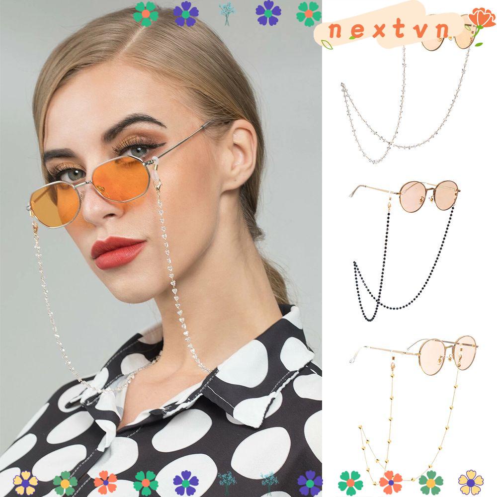 Dây Đeo Giữ Mắt Kính Chống Trượt / Thất Lạc Đính Ngọc Trai Thời Trang Cho Nữ