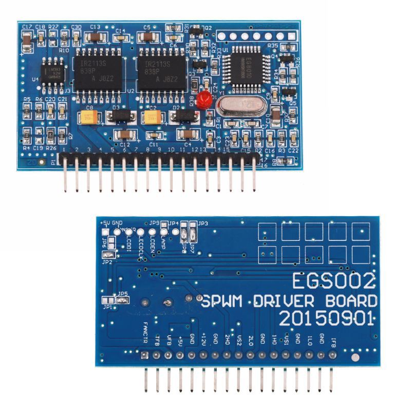 Bảng mạch chuyển đổi sóng hình sin DC- AC SPWM EGS002 EG8010 IR2110 chuyên dụng chất lượng cao