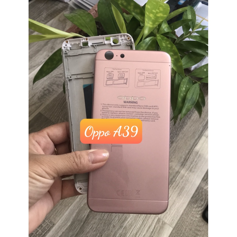 Bộ xương vỏ oppo A39 / neo 9s chung oppo A57 - cả bộ gồm lưng vỏ,xương máy,phím