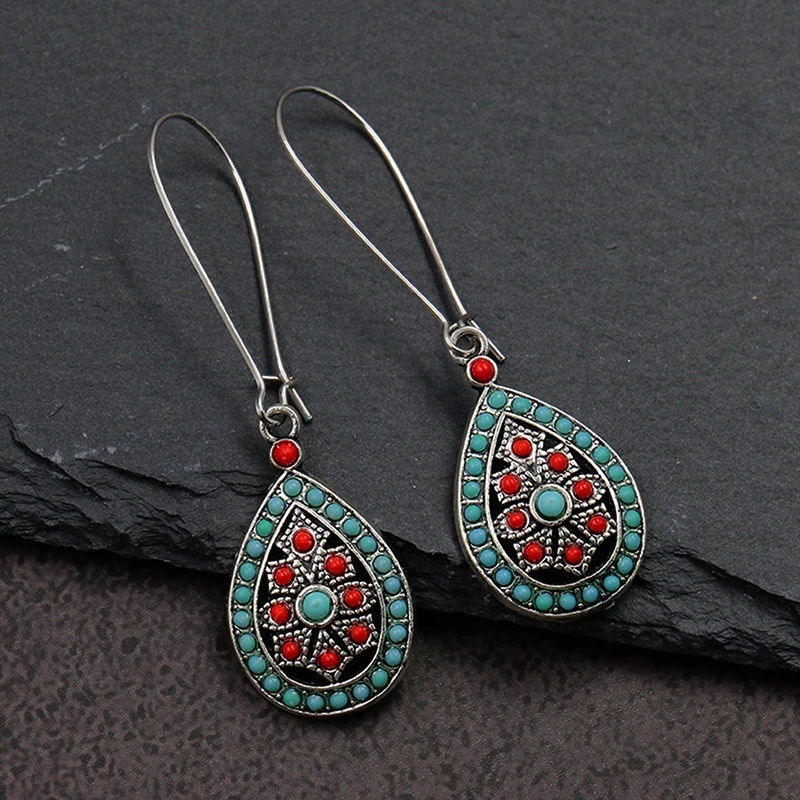 Khuyên Tai Nữ Trang Dáng Dài Tạo Hình Giọt Nước Độc Đáo