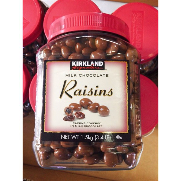 Hộp kẹo Chocolate/ socolate Kirkland Mỹ nhân nho và hạnh nhân| Siêu Thị Mới