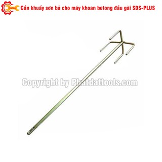 Cần khuấy sơn bả cho máy khoan betong đầu gài SDS-Plus-Mũi khuấy sơn lắp cho máy khoan betong