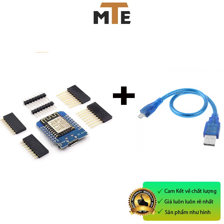 Mạch thu phát wifi ESP8266 WEMOS D1  MINI internet of thing IOT