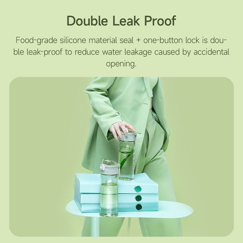 Xiaomi Youpin Bình Nước Thể Thao 600ml / 750ml An Toàn Cho Sức Khỏe