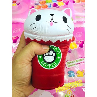 SQUISHY CỐC COFFE MÈO