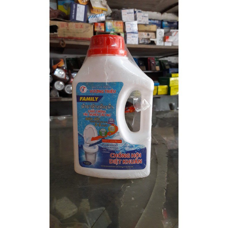 Nước thông tắc bồn cầu HÓA MỸ PHẨM VƯƠNG TRIỀU | Shopee Việt Nam