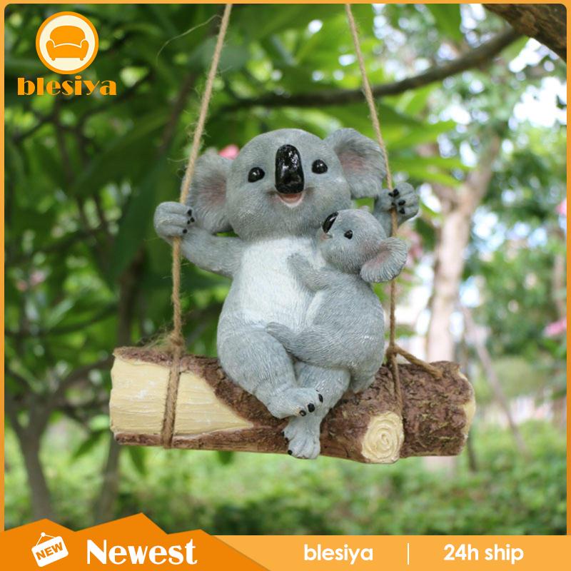 [Blesiya] Tượng Gấu Koala Trang Trí Sân Vườn