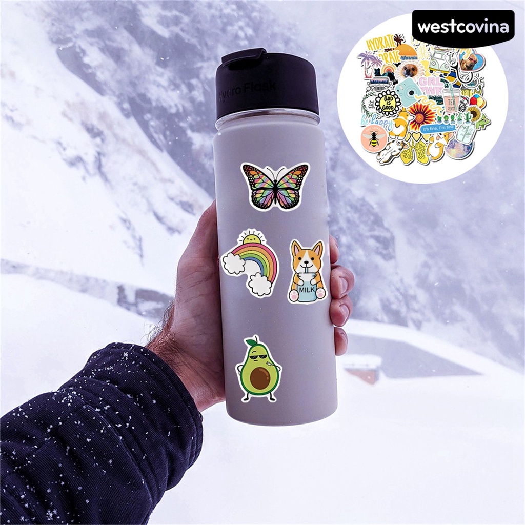 [Hot]✍1 Set Sticker Dán Mắt Bằng Nhựa PVC Chống Nước Dễ Thương Bắt Mắt Sành Điệu