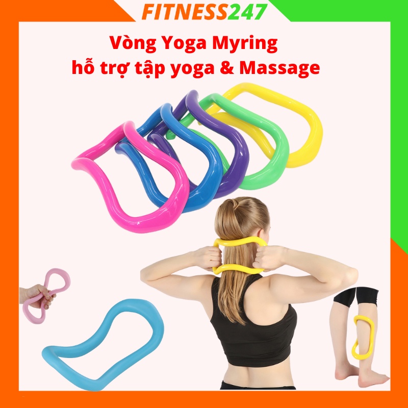 Vòng Yoga Myring Hỗ Trợ Tập Yoga &amp; Massage Pilates Giúp Săn Chắc Cơ Thể Chuyên Dụng