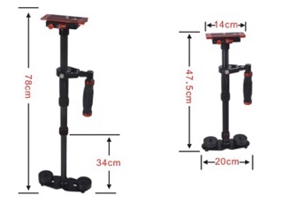 Chân máy chống rung Sunrise Steadicam Carbon CS-208C