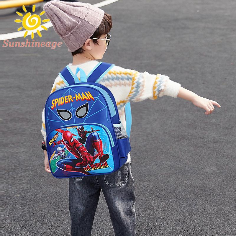 Kindergarten Schoolbag Boys Girls Backpack Cartoon Anime Printed Children's Bag