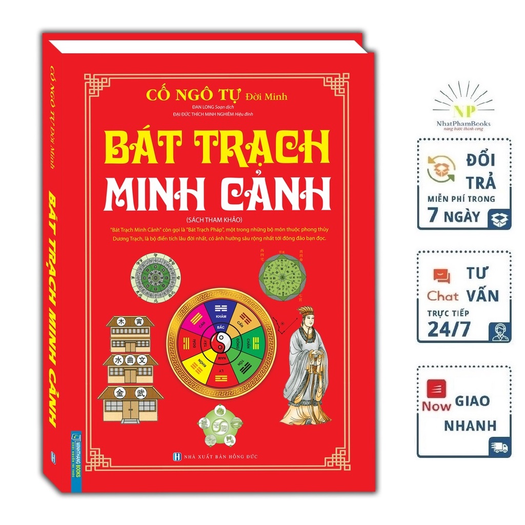 Sách - Bát Trạch Minh Cảnh (Bìa Cứng) Tặng Bookmark