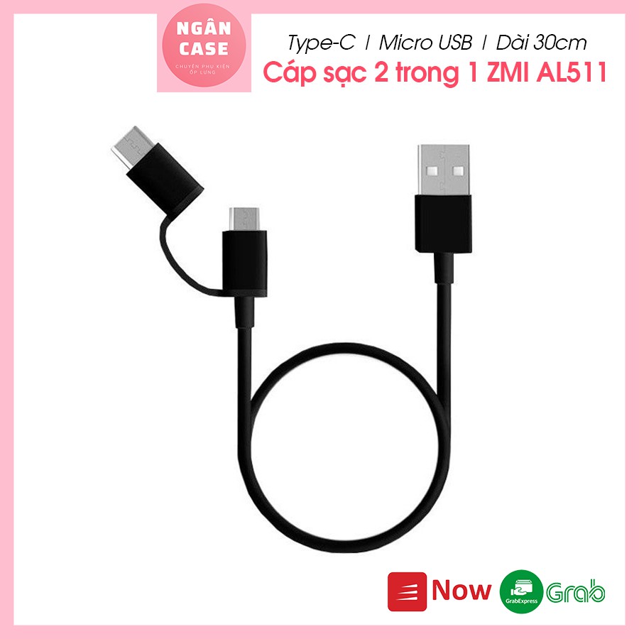 Cáp ZMI Micro USB – Type-C (30cm ) - AL511 / ( 100cm ) - AL501