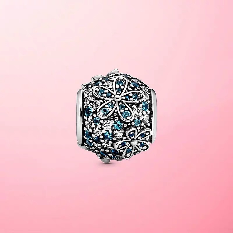 hạt charm pan hoa 5 cánh bạc s925