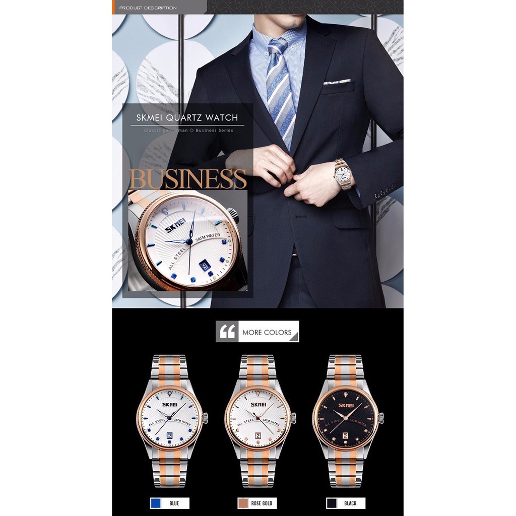 Đồng hồ nam cao cấp SKMEI 9123