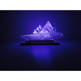 Mô Hình Đèn Led 3D Nhà Hát Opera Sydney