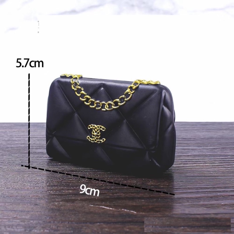 Phụ kiện trang trí bánh túi ví 9x5.7cm