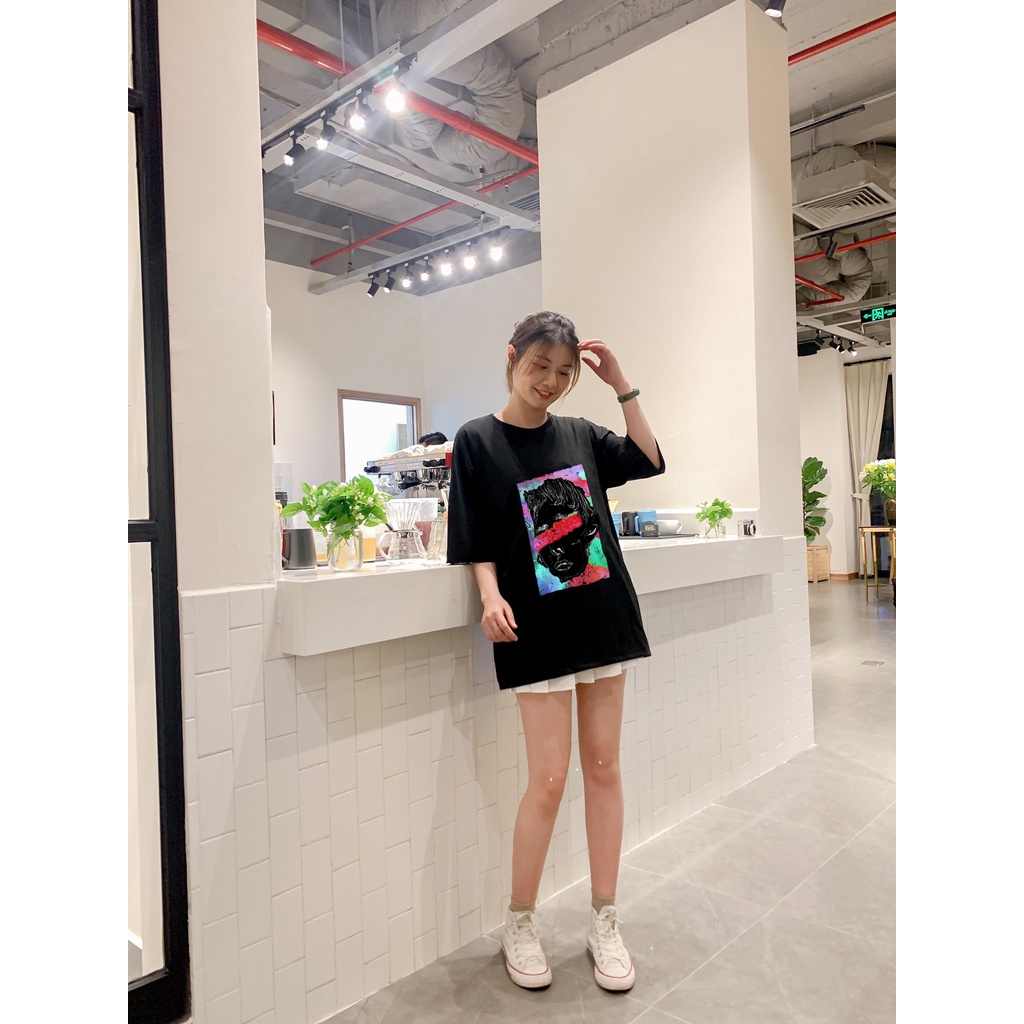 Áo thun oversize unisex local brand Hello, Áo phông oversize nam nữ Simpson ATL006 phối đồ dễ dàng