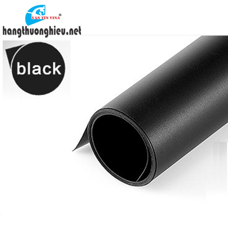 Phông nền chụp ảnh sản phẩm chuyên nghiệp - nhựa PVC đen (1m x 1m)