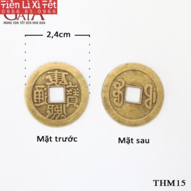 [SIÊU SALE] Đồng xu ngũ đế, đồng xu phong thuỷ bỏ bóp ví - Vật phẩm chiêu tài may mắn