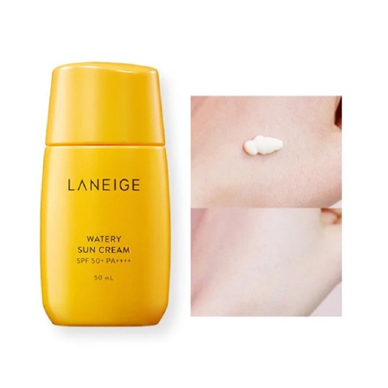 [ Chính Hãng ] Kem Chống Nắng Laneige Watery Sun Cream Hàn Quốc, Tuýp 50ml, Giúp Dưỡng Ẩm Bảo Vệ Da Suốt Cả Ngày