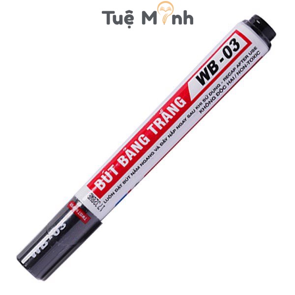 Bút lông viết bảng Thiên Long WB-03 mực xanh, đen, đỏ dễ dàng xóa sạch viết được trên nhiều bề mặt