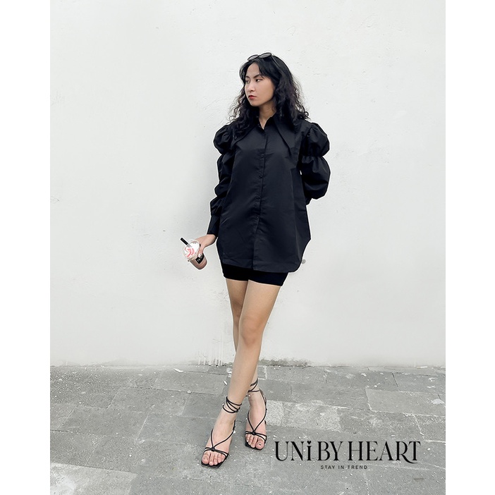 Áo sơ mi nữ Milly Shirt SMI006 thiết kế tay bồng trendy, thời trang - Uni By Heart