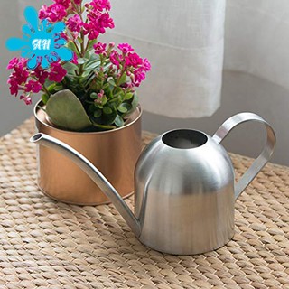 Bình tưới cây 1000Ml bằng thép không gỉ với vòi dài nhỏ giọt độc đáo
