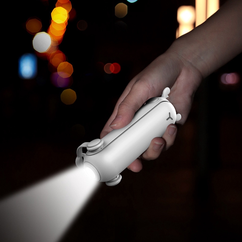 Quạt mini usb cầm tay 3 trong 1 đa chức năng tích hợp đèn pin có thể gập lại bỏ túi tiện dụng