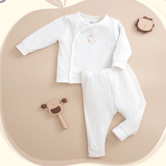 Bộ dài tay sơ sinh La pomme 0m - 6m