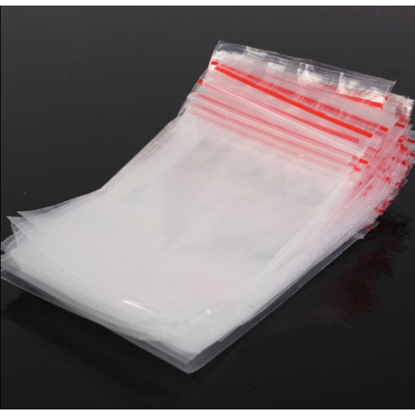 Set 100 túi zip nhựa 40 * 60mm chất lượng cao