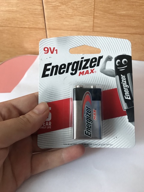 Pin 9V Energizer alkaline Max 522 BP1 - Vỉ 1 viên - Chính Hãng