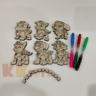 BỘ TÔ MÀU GỖ - ĐỘI CHÓ CỨU HỘ