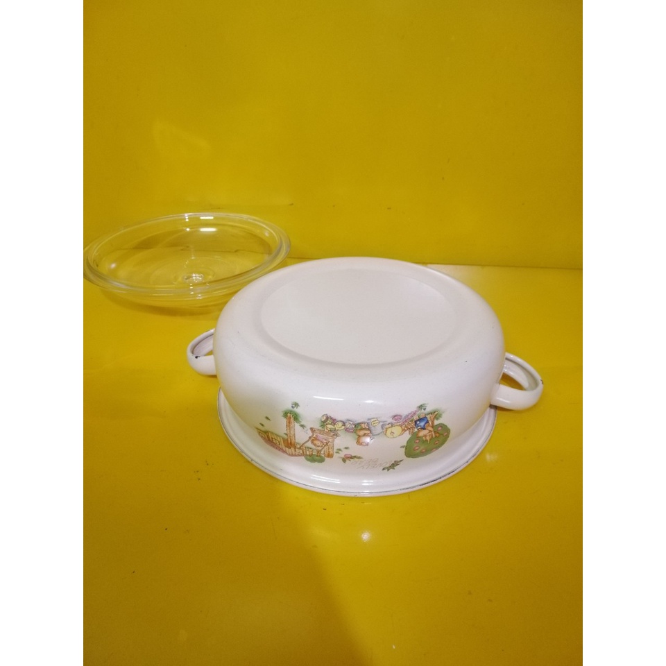 Nồi men nội địa Nhật, size 23cm, cao 8cm (mã 736), Dùng được bếp từ