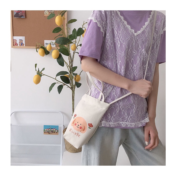 Túi Đựng Bình Nước XinhStore Mẫu Trơn